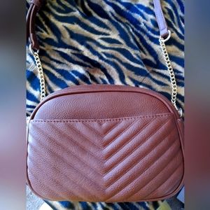 NWOT Boutique unbranded brown crossbody purse